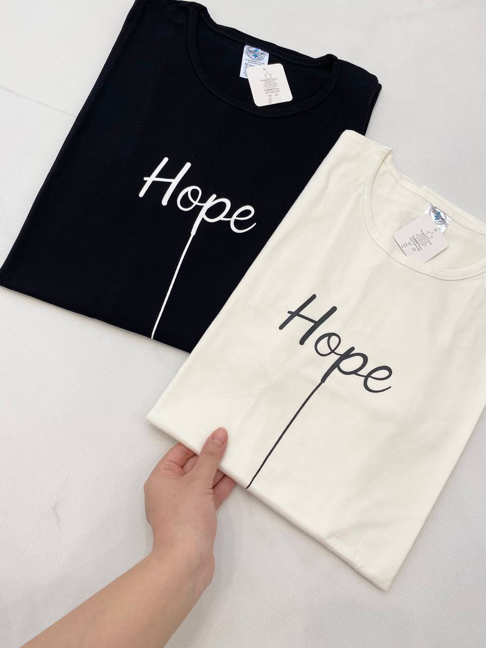تیشرت سایز بزرگ پنبه hope