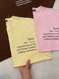تیشرت باکسی love