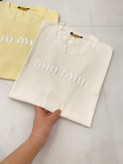 تیشرت باکسی miu miu